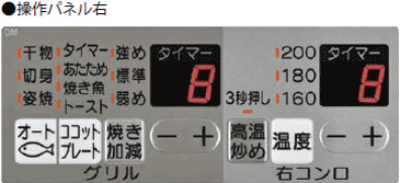 マイトーンの右操作パネル