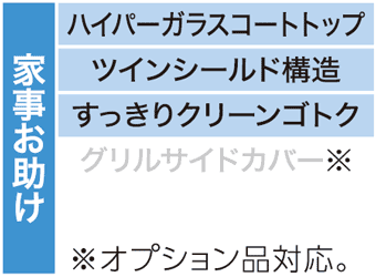 家事がとっても助かる機能一覧です