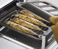 ココットプレート焼き魚モード
