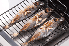 ワイドグリル。大きなお魚も丸ごと焼けます